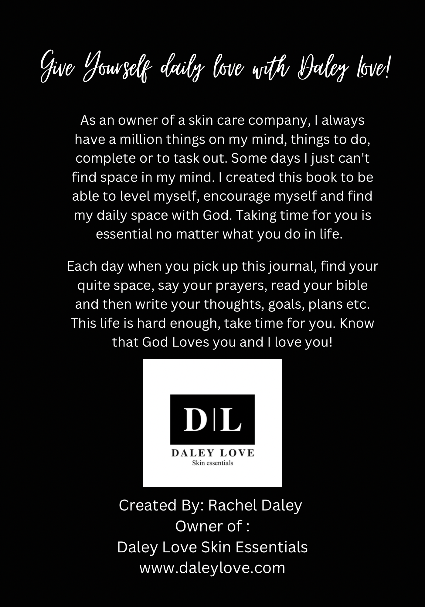 Give Yourself Daily Love Journal